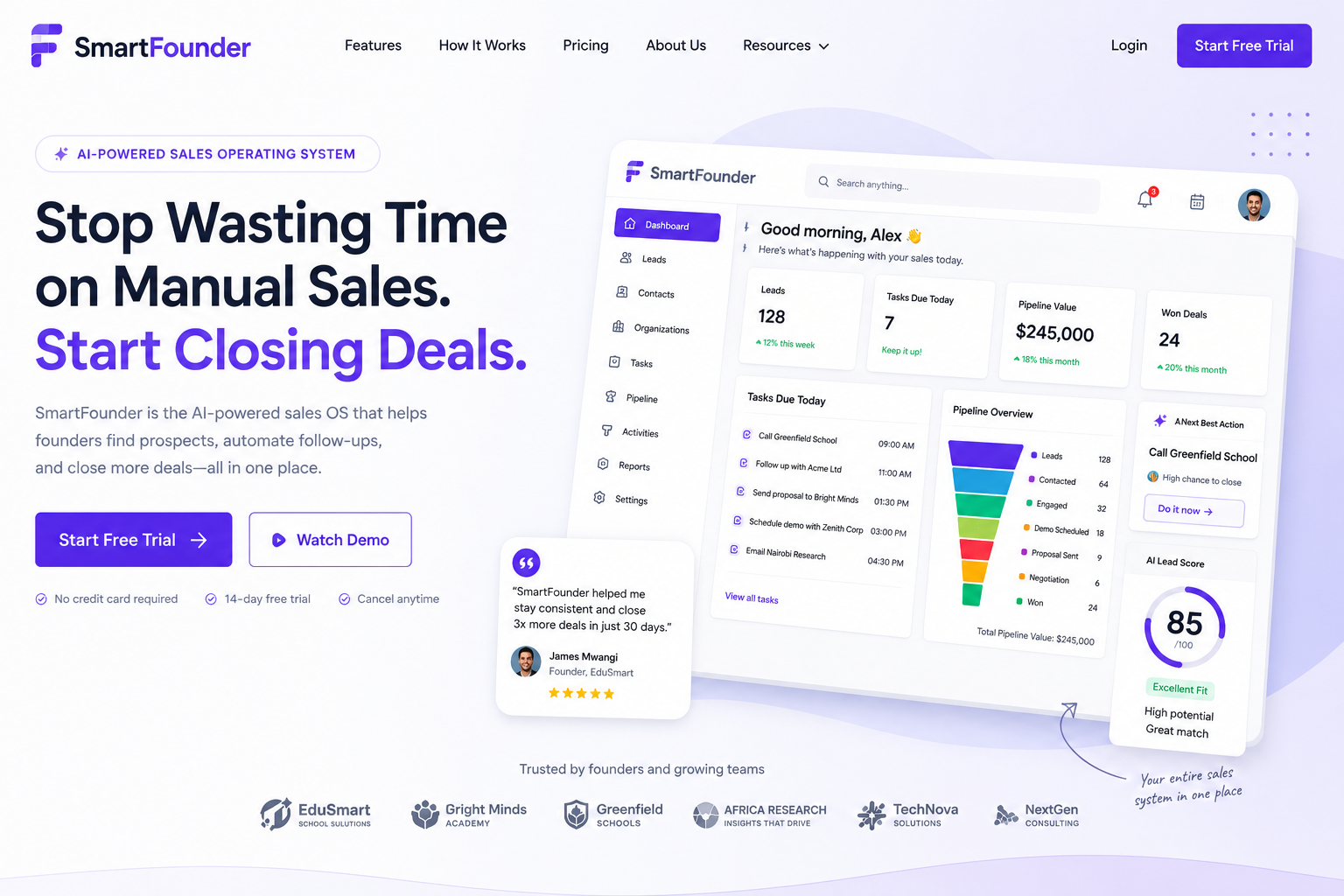 SmartFounder Dashboard